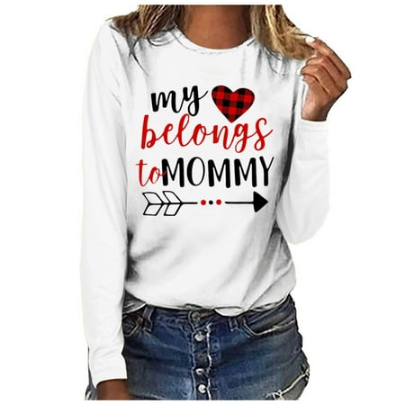 

Women s Graphic Tshirt Long Sleeve Sweatshirt Pullover Shirts Top Blouse Corset Tops Birthday Dresses Ladies Sexy Fall Winter Going Out Y2k Tunic Tees Blouses Adult Tops for Women Pleasure