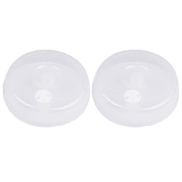 Microwave Heating Sealing Cover Transparent Pp Stackable Temperature Kee Plate Serving Cover For Kitchen Lids Kitchen Tools (Pink