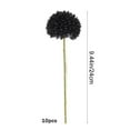thumbnail image 4 of DefiDgd 10Pcs Faux Black Chrysanthemums Flowers Bouquet Ball Silk Fall Fake Flowers for Indoor Outdoors Garden Home Wedding Bouquet Thanksgiving Harvest Festival Decor, 4 of 6