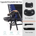 thumbnail image 3 of Sophia&William Outdoor XL Oversized Padded Zero Gravity Chair Camping Recliner - Navy Blue, 3 of 7