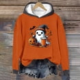 thumbnail image 2 of Makaor Womens Graphic Hoodies Pullover Halloween Sweatshirt Fleece Long Sleeve Pullover Tops Casual Fall Clothes, 2 of 3