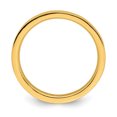 thumbnail image 2 of 925 Sterling Silver Gold Stackable Ring Smooth, 2 of 8