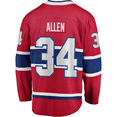 thumbnail image 2 of Jake Allen Montreal Canadiens NHL Fanatics Breakaway Home Jersey, Small, 2 of 3
