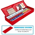 thumbnail image 3 of Wrapping paper storage organizer bag - Fits up to 40” gift wrap Rolls, 3 of 10