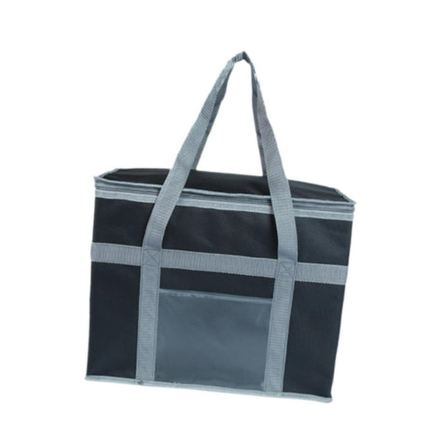 DOLITY Sac Isotherme Pliant pour Barbecue Extérieur Restauration Noir Gris