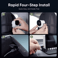 thumbnail image 4 of Bonoch 2K Baby Car Camera USB C with Full Crystal Night Vision, 5 Inch Baby Car Montior for Back Seat Rear Facing, Easy Setup, 4X Zoom, Brightness Adjustment, USB Powered Plug and, 4 of 7