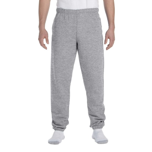 JERZEES 4850P ADULT 9.5 OZ. SUPER SWEATS NUBLEND FLEECE POCKETED SWEATPANTS, Oxford, 3X