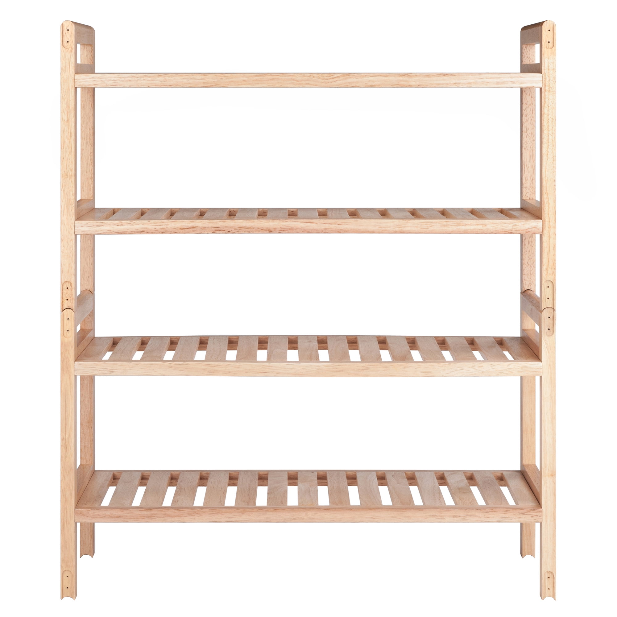 Winsome Mercury 2-Piece Stackable Shoe Rack, Natural Finish