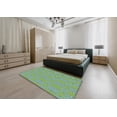 thumbnail image 4 of Ahgly Company Indoor Rectangle Patterned Khaki Green Novelty Area Rugs, 2' x 4', 4 of 6