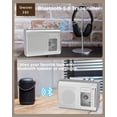 thumbnail image 2 of Reproductor y Grabador de Casete Bluetooth con Transmisor Bluetooth, Reproductor de Casete AM FM con Altavoz Grande, Cotor de Auricular de 3.5mm, Cotor de Micrófono, Operado con 2, 2 of 5