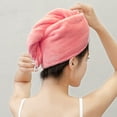 thumbnail image 3 of Paquete de 2 toallas de microfibra para envolver el cabello, turbante de secado rápido, toalla para envolver el cabello suave y súper absorbente, 3 of 5