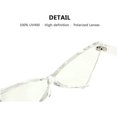 thumbnail image 3 of LAICAIW Triangle Rimless Sunglasses One Piece Colored Transparent Sunglasses For Women and Menu2026, 3 of 6
