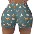 thumbnail image 2 of Fotbe Farm Animal Shorts Sin Costuras – Shorts Deportivos de Cintura Alta para Mujer, Elásticos para Gimnasio, Yoga, Running o Ciclismo-Medium, 2 of 8