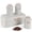 Off-White, variant on Plexon Metal Bread Box with Tea Coffee Sugar Container Set Black Bread Box for Kitchen Countertop with Canister Set of 4