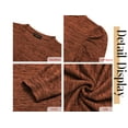 thumbnail image 5 of Fantaslook Fall Sweatshirts for Women Crewneck Puff Sleeve Tops Fashion Shirts, 5 of 8