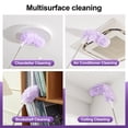 thumbnail image 6 of JOYMOOP Ceiling Fan Cleaner Duster and Cobweb Duster with Extension Pole, 28–98 Inch Handle and 9 Refills for High Ceilings and Furniture, 6 of 9