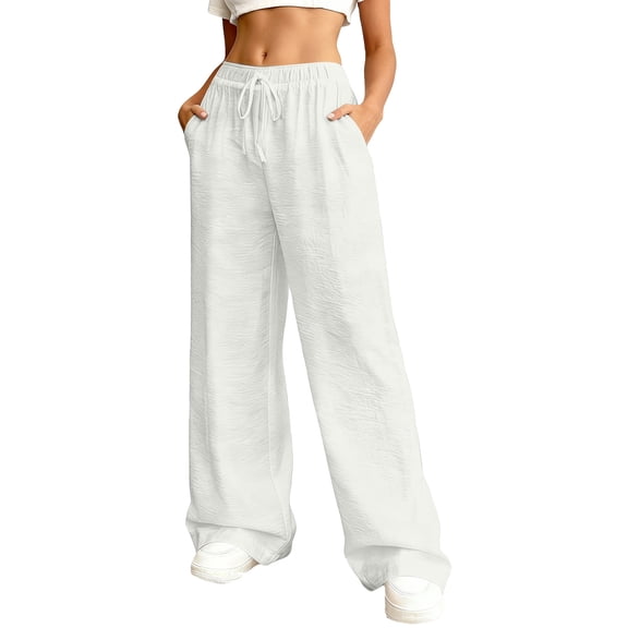 Y2k Sweatpants High Waisted Cargo Pants Women Womens Wide Leg Pants Work Pants Women Stretch Women's Work Pants Wide Leg Cargo Pants for Women White XL