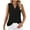 Black, variant on Otntypg Women's Chiffon Tank Tops Cute Summer Sleeveless V Neck Tunic Blouse Dressy Casual Tops Office Work Shirts Wine M