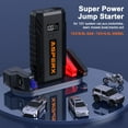 thumbnail image 6 of ASPERX Car Battery Jump Starter,2000A Peak Portable Jump Box for Car up to 8.0L Gas or 6.5L Diesel Engine, 12V Battery Power Booster with LED Light, 6 of 12