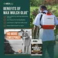 PetraTools Max Mulch Glue Superior Landscaping Adhesive & Gravel Stabilizer, Ideal for Soil