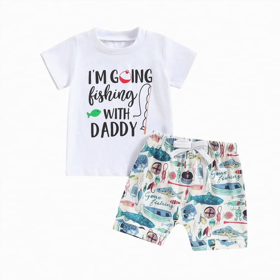 Linfysh Toddler Boy Sets Toddler Baby Boy Summer Outfit Short Sleeve Tops Shorts Cute Clothes Set(Light Green,18-24 Months)