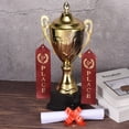 thumbnail image 4 of Uxcell Award Ribbons Prize Medal Ribbon with Event Card and Rope for Special Occasions Dark Red, 4 of 7