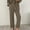 Brown, variant on Long Pants for Women Tall Casual Fashionable High-end Elegant Commuting High Waistband Pocket Suit Pants