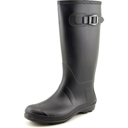Kamik Olivia Women Round Toe Synthetic Black Rain Boot