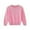 Pink, variant on Diufon Girls Knitted Pullover Sweaters Casual Loose Long Sleeve Warm Crewneck Tops Soft Solid Color Blouse