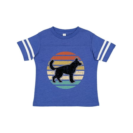 

Inktastic German Shepherd Silhouette Vintage Retro Gift Toddler Boy or Toddler Girl T-Shirt