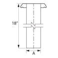 thumbnail image 2 of Duravent Fsvrj12 Roof Jack For 12" Fasnseal Vent Pipe From The Fasnseal Series - Stainless, 2 of 3