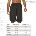 thumbnail image 7 of Essential Elements 4 Pack: Men's Active Performance Athletic Sports Workout Gym Casual Knit Basketball Shorts with Pockets Set F, Small, 7 of 7
