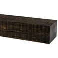 thumbnail image 4 of 60 in. Solid Timber Dark Chocolate Fireplace Mantel, 4 of 8