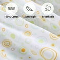 thumbnail image 2 of Danica 100% Cotton Fitted Baby Crib Sheet 3 Pack for baby Boys Girls |Standard Crib And Toddler Mattress Sheets | 28x52 Inch (3PK, ABC & 123), 2 of 7