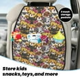 thumbnail image 5 of Fuzoiu Cute Cat Print 2 Pack Kick Mat Back Seat Protector With 3 Storage Pockets, Universal Car Seat Back Organizer For Kids Pets, Waterproof Backseat Protector For Most Car, 5 of 8