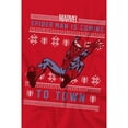 thumbnail image 3 of Spider-Man Mens Christmas Sweater T-Shirt, 3 of 4