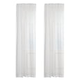 thumbnail image 1 of 2 Piezas Blanca Visera Cortina De Ventana Panel Mosquitera Para Dormitorio, 1 of 9