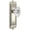 Polished Nickel, variant on Grandeur 815012 Windsor Solid Brass Rose Privacy Door Knob Set - Brass