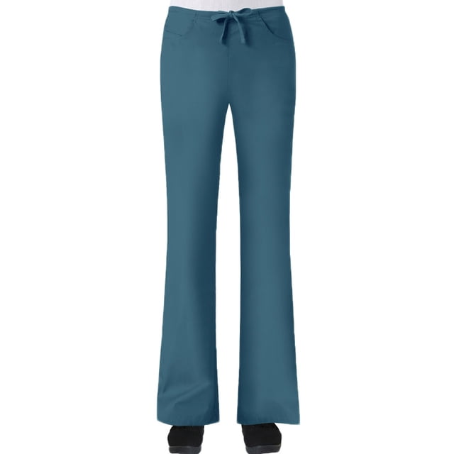 Maevn Womens Core Classic Flare PantsCaribbean Cheeta, Medium Tall