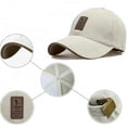 thumbnail image 3 of Gorra de béisbol con protección solar para hombre, gorra de sol de otoño para hombre y mujer, gorra de béisbol con bloqueador solar para exteriores curvada lisa de verano, sombrero ajustable BANYUO  Electrónica, 3 of 6
