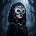thumbnail image 5 of Mystical Owl Mask for Halloween Carnival Party Costume Prop Realistic Bird Animal Face Mask for Adults Cosplay Masquerade Accessories Forest Theme Mask, 5 of 5