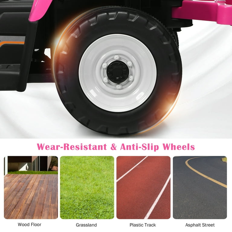 特撮 TRACTOR INC. INSIDE PARK POPFLY Topbuy Electric Ride-On Tractor Toy for Kids, Battery