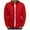 Red, variant on Quinlirra Mens Jackets Fashion Men's Solid Color Jacket Cotton Padded Jacket Fashion Cotton Padded Jacket Men's Warm Cotton Padded Jacket