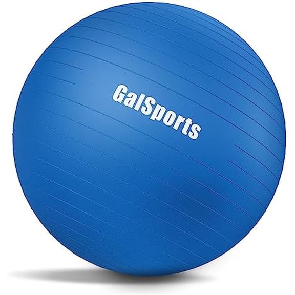 Anti-Burst Slip Resistant Stability Ball - Swiss Ball for Home Gym & Physical Therapy