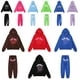 thumbnail image 2 of Conjunto deportivo Sudadera con capucha Sudadera con capucha multifuncional cómoda Pantalones deportivos Calidez y estilo, 2 of 5