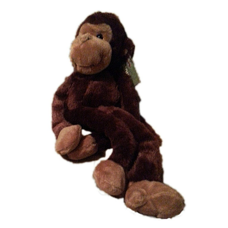 One Large Hanging Velcro Hand Stuffed Animal Plush Monkey by Adventure Planet