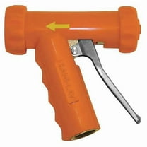 Pistol Grip Spray Nozzle, 3/4" Female, 150 psi, 5.3 gpm, Safety Orange
