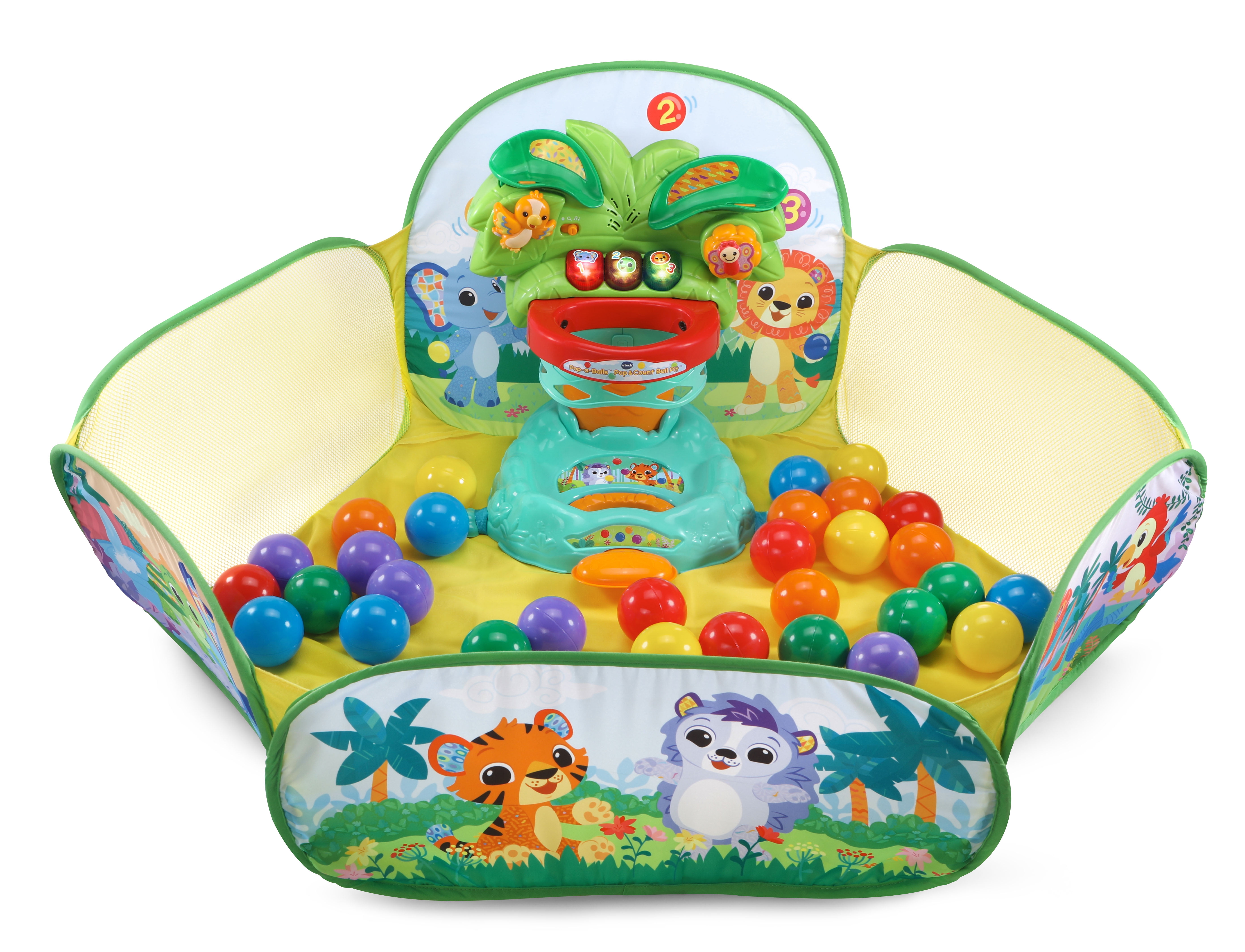 VTech Pop-a-Balls Pop and Count Ball Pit Learning Toy With 30 Balls, Walmart Exclusive