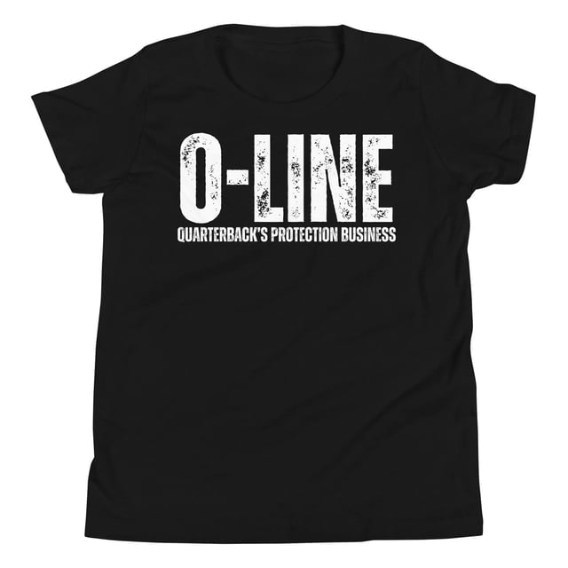 O-Line Quarterback Protection Business Football Sports Unisex T-Shirt K302, up to Size 5XL