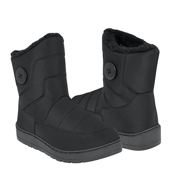 BOTINES DE INVIERNO DAMA STYLO 26419 TEXTIL NEGRO